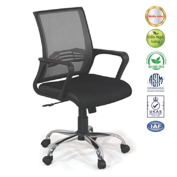 Ghế Xoay Lưới Chân Mạ GX302-M (Nhiều Màu)