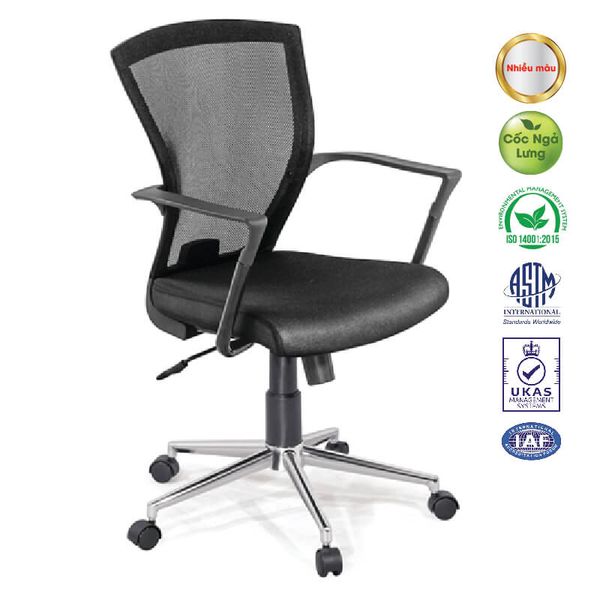 Ghế Xoay Lưới Chân Mạ GX306-M (Nhiều Màu)