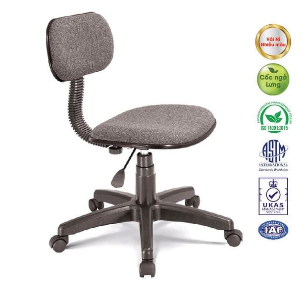 Ghế Xoay Không Tay GX01KT (Nhiều Màu)