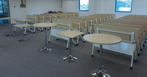 Bàn Họp Gấp 1m2 Chân Sắt BHL12B