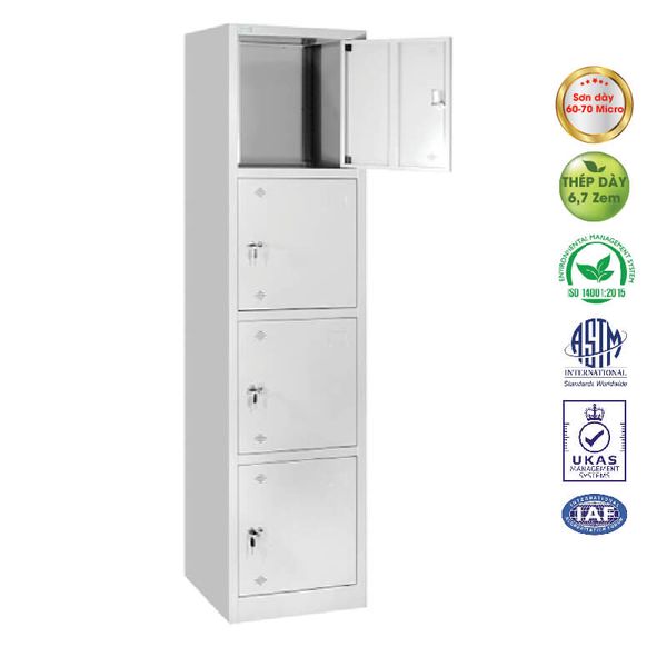 Tủ Locker 4 Ngăn TS13+1