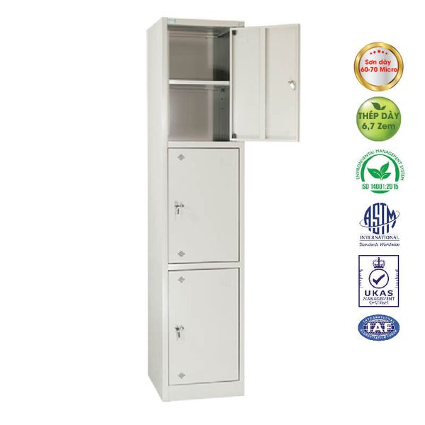 Tủ Locker 3 Ngăn TS13