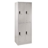 Tủ Locker 4 Ngăn TS15 (Có Đợt Treo Quần Áo)