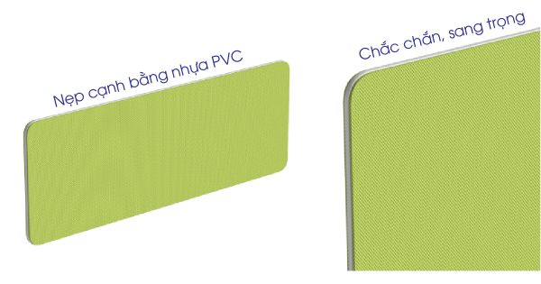 Vách Ngăn Bàn Làm Việc VN01 Lõi Gỗ