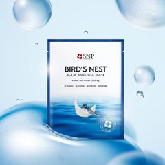 Mặt nạ dưỡng da tinh chất tổ yến Bird's Nest Aqua Ampoul Mask - Mỹ phẩm Hàn Quốc SNP