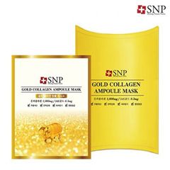 Mặt nạ dưỡng trắng da vàng Gold Collagen Ampoule Mask - Mỹ phẩm Hàn Quốc SNP