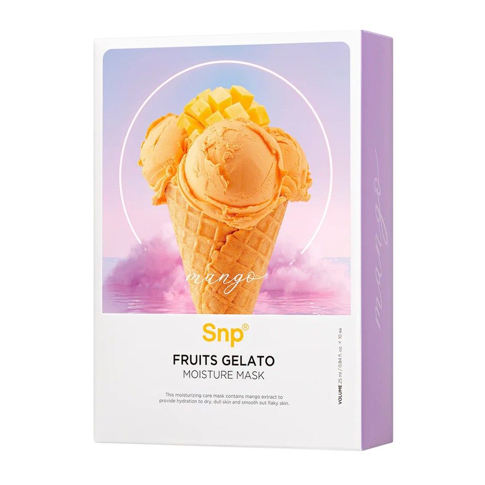 Mặt nạ dưỡng ẩm tinh chất XOÀI - SNP Fruits Gelato Moisture Mask