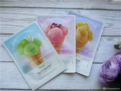 Mặt nạ dưỡng trắng tinh chất TÁO XANH - SNP Fruits Gelato Brightening Mask