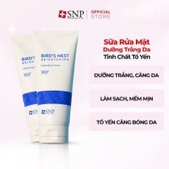 Sữa rửa mặt tinh chất tổ yến Bird's Nest Brightening Cleansing Foam - Mỹ phẩm Hàn Quốc SNP