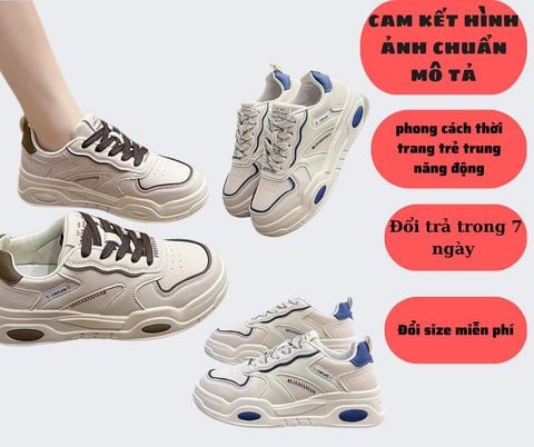  Giày thể thao nữ độn đế 2023 