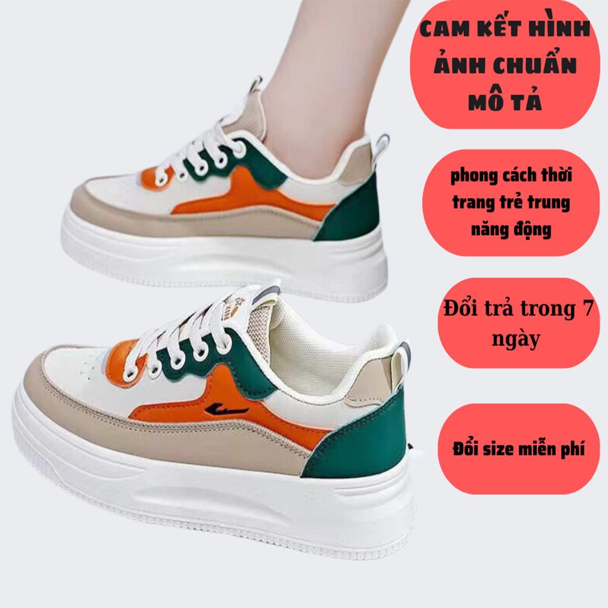 Giày thể thao nữ hàng quảng châu cao cấp