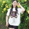 áo thun nữ from rộng Cotton Cổ tròn