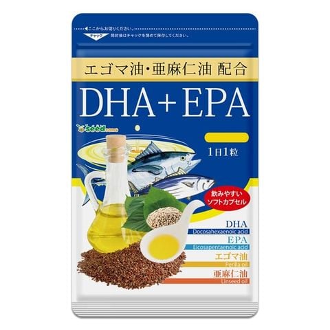 Viên Uống Bổ Sung DHA, EPA, Dầu Tía Tô, Hạt Lanh Giúp Bổ Não