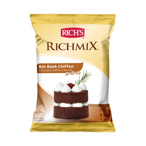  BỘT BÁNH CHIFFON SÔ CÔ LA 