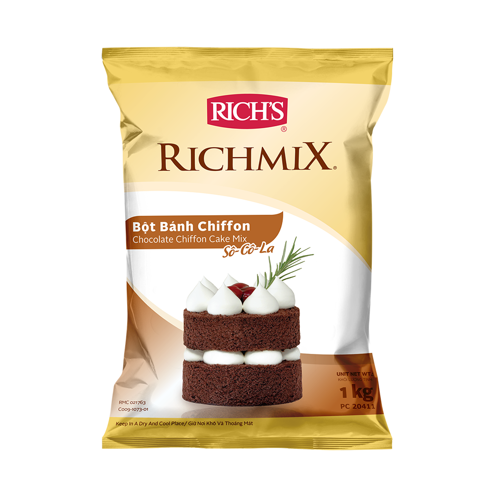 BỘT BÁNH CHIFFON SÔ CÔ LA