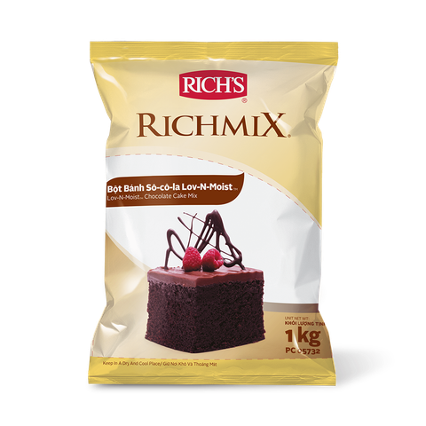  BỘT BÁNH SÔ-CÔ-LA LOV-N-MOIST RICH’S RICHMIX 