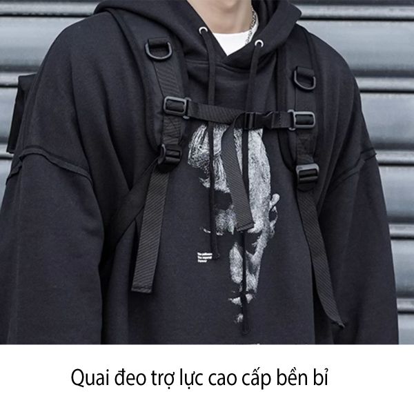 Balo nam vải bố cao cấp đựng laptop 15.6 Inch phong cách thời trang bền bỉ thương hiệu CHENNY