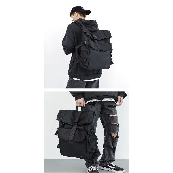 Balo nam vải bố cao cấp đựng laptop 15.6 Inch phong cách thời trang bền bỉ thương hiệu CHENNY