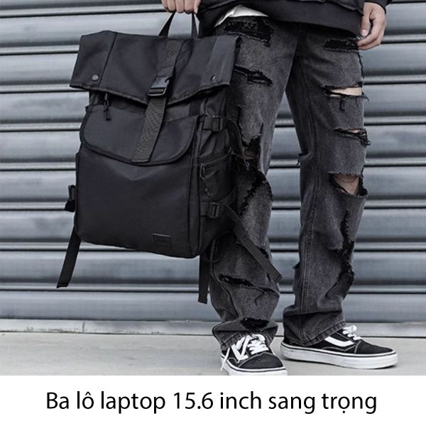 Balo nam vải bố cao cấp đựng laptop 15.6 Inch phong cách thời trang bền bỉ thương hiệu CHENNY