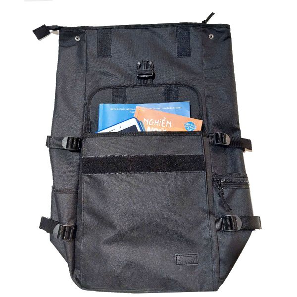 Balo nam vải bố cao cấp đựng laptop 15.6 Inch phong cách thời trang bền bỉ thương hiệu CHENNY