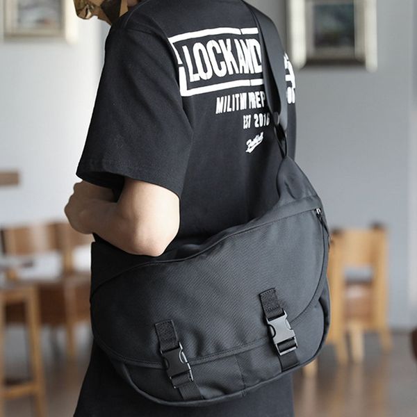 Túi đeo chéo nam cỡ lớn chất vải dù cao cấp sử dụng đi học đi làm tiện lợi CN88