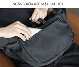 Túi đeo chéo nam cỡ lớn chất vải dù cao cấp sử dụng đi học đi làm tiện lợi CN88