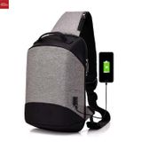 Túi đeo chéo chống trộm đựng ipad có cổng sạc USB và jack cắm tay nghe thương hiệu CHENNY
