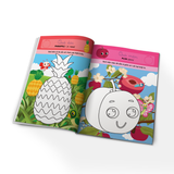  Sách tô màu thông minh Học Viện Alpha - Chủ đề Cửa hàng hoa quả 