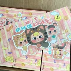  BLINDBOX BABY THREE ( bé 3 ) :Baby Three Lucky Cat Zipper ( hàng có sẵn ) 