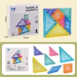  Đồ chơi giáo dục : Bộ Xếp Hình Nam Châm Tangram 3D, 3+ages, No. YY-20 