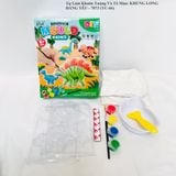  Tự Làm Khuôn Tượng Và Tô Màu: KHỦNG LONG ĐÁNG YÊU - 7073 (YC-66) 