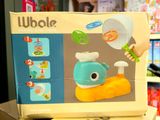  Đồ chơi vận động: Bộ cá voi phóng và bắt đĩa bay tung hứng vui nhộn (Whale frisbee toys) dùng pin, 3ages+, No. 9965A 