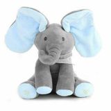  Thú bông dùng pin: Chú voi trốn tìm ú òa (peek-a-boo) có nhạc, 3ages+ 