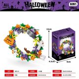  Đồ chơi mô hình : Bộ lắp ráp Building Blocks lễ hội Halloween, 6ages+, 89-134pcs, No. 9091, 9092 