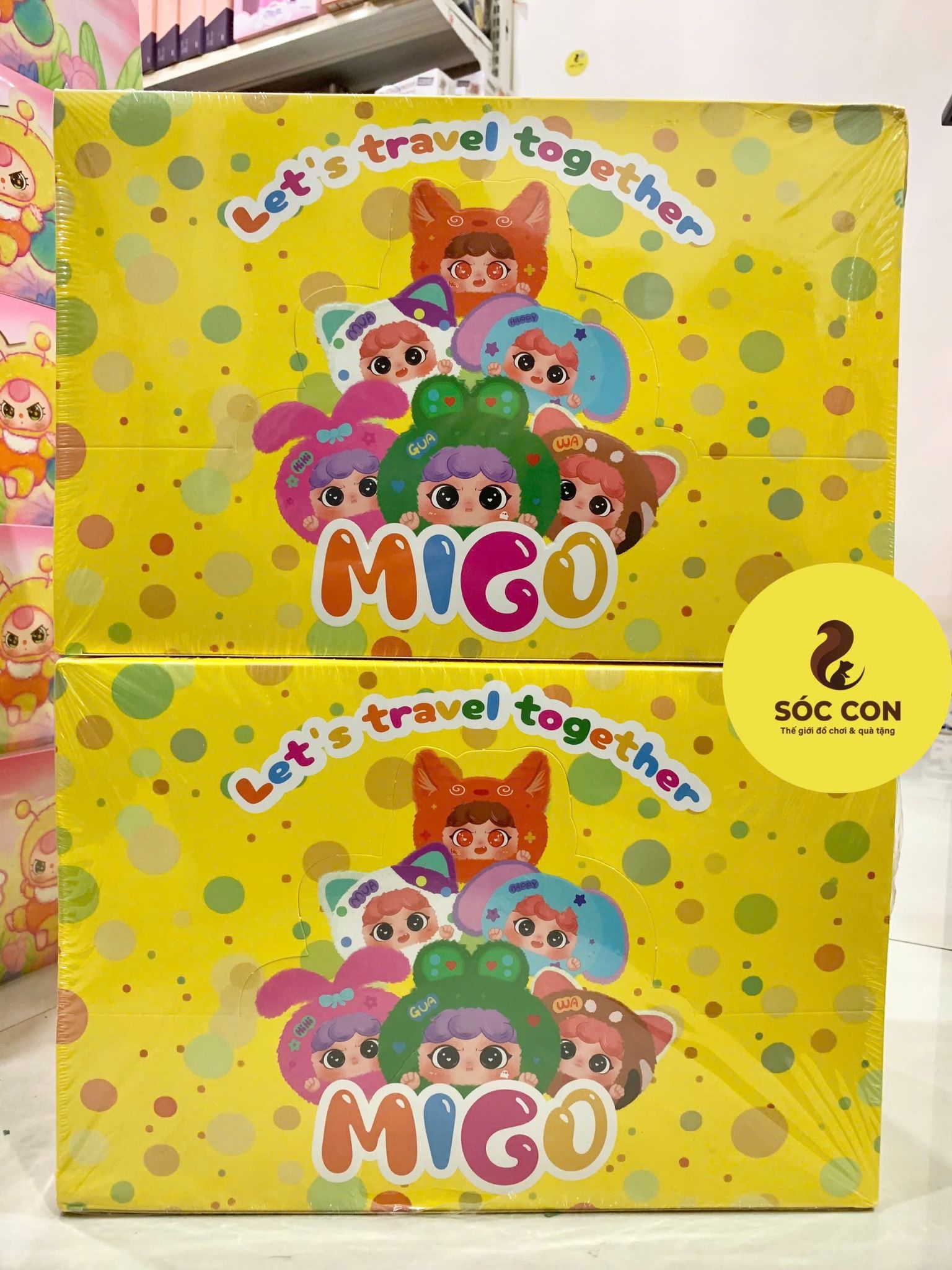  BLINDBOX MIGO : Migo Let's Travel Together ( hàng có sẵn ) 
