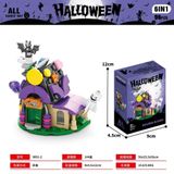  Đồ chơi mô hình : Bộ lắp ráp Building Blocks lễ hội Halloween, 6ages+, 89-134pcs, No. 9091, 9092 