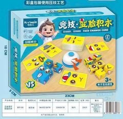  Đồ chơi giải trí : Bộ trò chơi lắp khối biểu cảm vui nhộn, 3ages+, No. 857-53 
