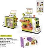  Đồ chơi nhập vai: Bộ quầy Siêu Thị Mini (Super Market), 37x21x41cm, 3ages+, No. 668-124 