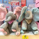  Thú bông dùng pin: Chú voi trốn tìm ú òa (peek-a-boo) có nhạc, 3ages+ 