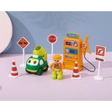  Đồ chơi vận động : Đội xe Poli xây dựng công trình, 3ages+, No. 8338 