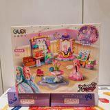 GUDI đồ chơi lắp ghép xếp khối Phòng ngủ của Princess Candy's 202pcs, 6ages+, Model 30005A 