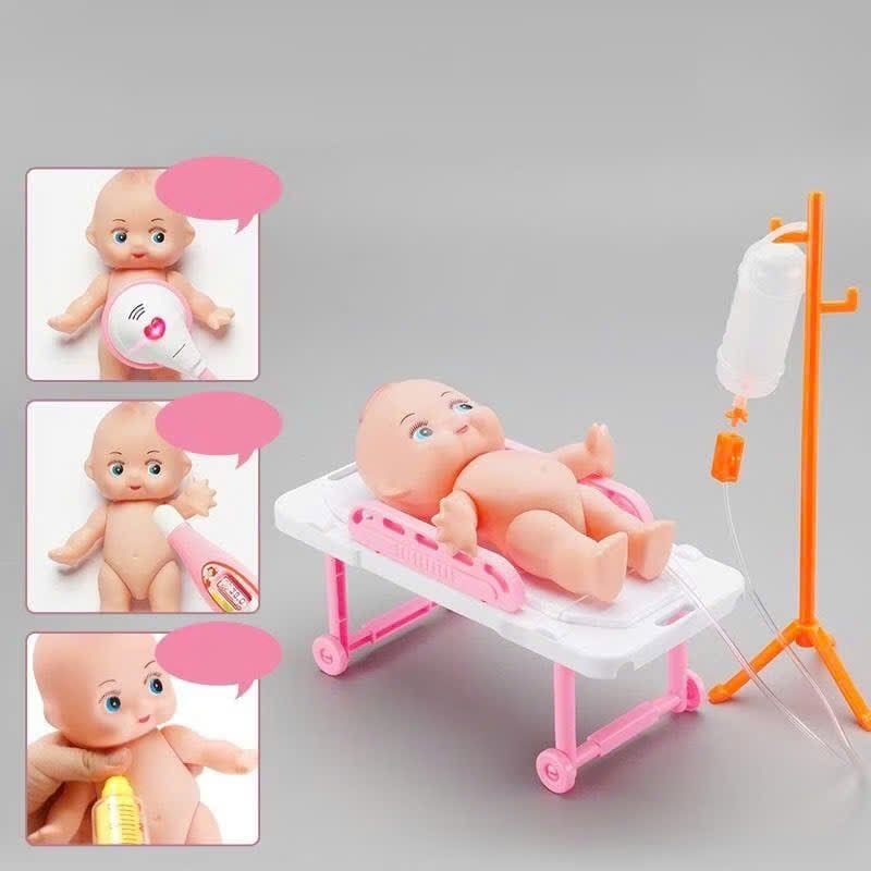  Đồ chơi nhập vai _ Bộ xe cứu thương Kèm phụ kiện (Ambulance car) dùng pin No. H325A 