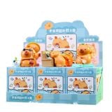  Hộp mù Blindbox: Set 6_ Tuần làm việc của CAPYBARA, 3+ages, No. 1040-189 ( có lẻ ) 
