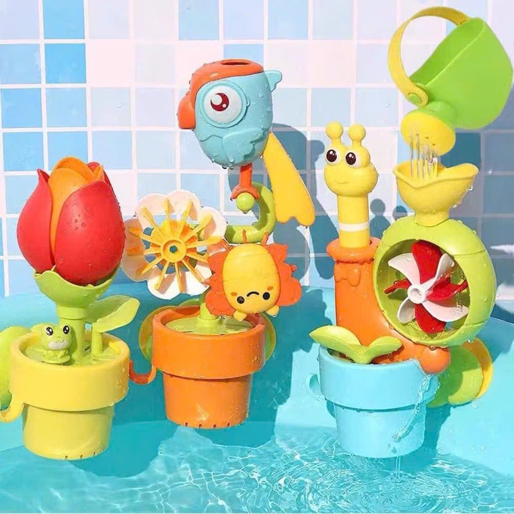  Bộ Đồ Chơi Tắm Nước – Vườn Hoa & Động Vật Vui Nhộn 