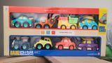  Đồ chơi vận động : Set 8 xe ô tô Poli mã BJ660 