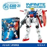  Đồ chơi lắp ráp: bộ sưu tập INFINITE MECH (High powered Mech) ~300pcs, 6+ages, No. FC1521-1528 