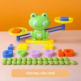  Đồ chơi mẫu giáo : Chú Ếch cân bằng giúp bé bước đầu tiếp cận toán học 3Ages+ No. ME-024 