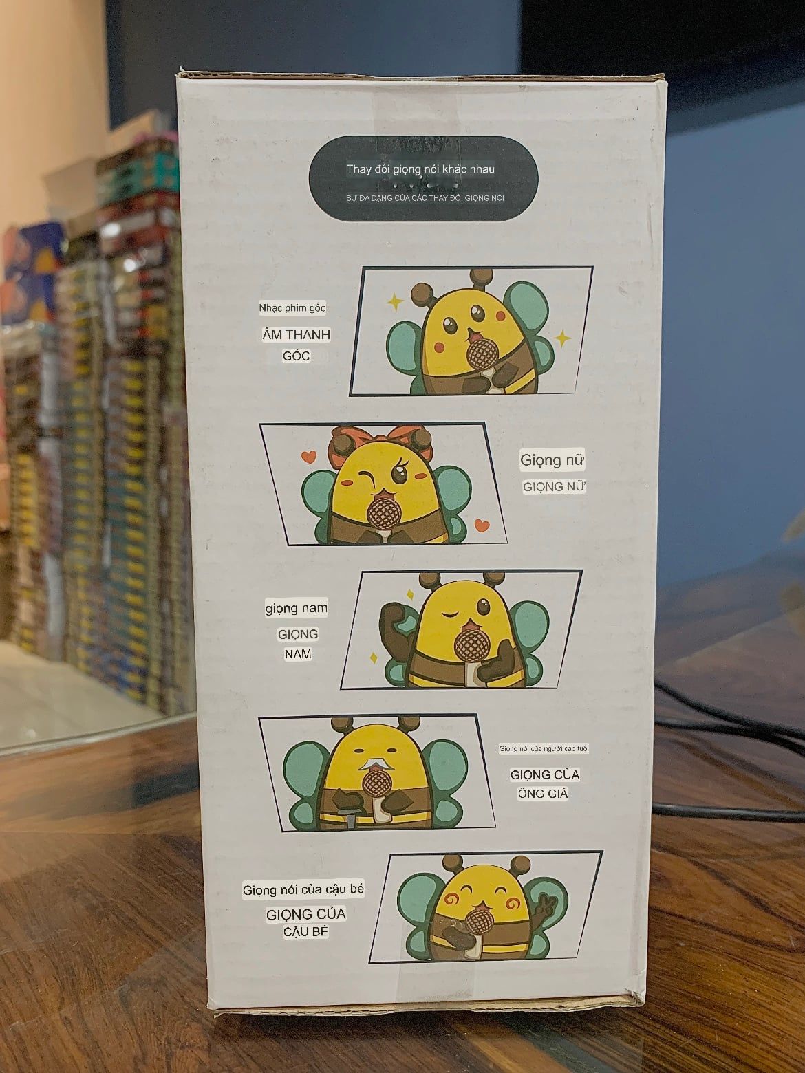  Micro con ong không dây bằng nhựa cho trẻ có kết nối bluetooth No. B001 