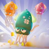  Đồ chơi vận động : Đồ Chơi Mực Nhảy Múa Cảm Ứng Âm Nhạc – Electric Dancing Squid, No. 158-21C 