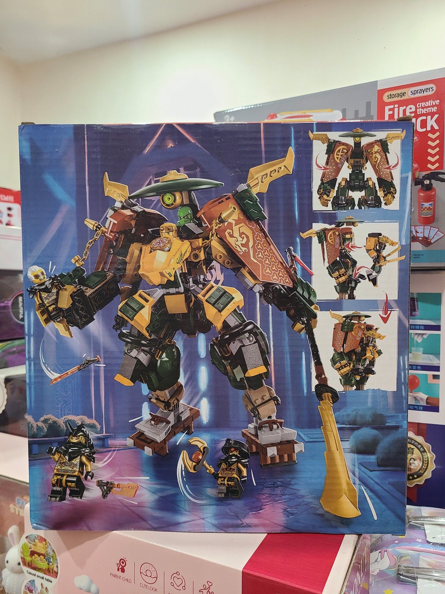  Bộ lắp ghép xếp hình NINJA CITY Dragons Rising (Lloyd & Arin's Team Mechs) 784pcs, 6ages+, Model 88084 